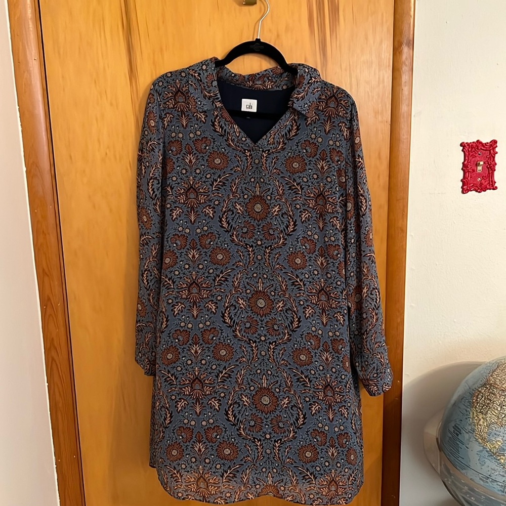 NWOT Cabi brand " The Tuscany Picnic" Tunic Dress size XL.